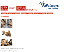 Tablet Screenshot of gpvtransportes.com